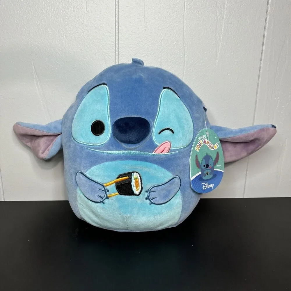 Squishmallows Disney Foodie Snacks Stitch with Sushi 8" NWT - Picture 1 of 7